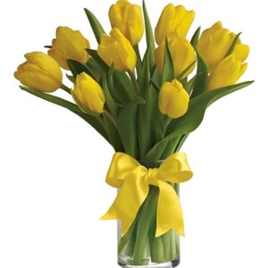 Sunny Yellow Vase