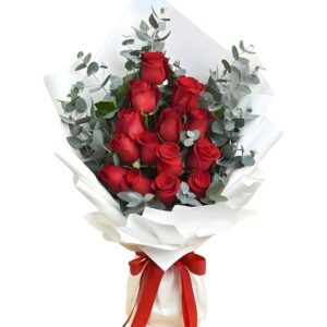 Red Eucalyptus Elegance