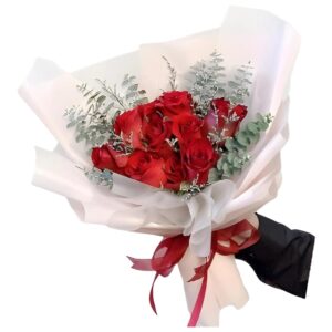 Red Eucalyptus Elegance